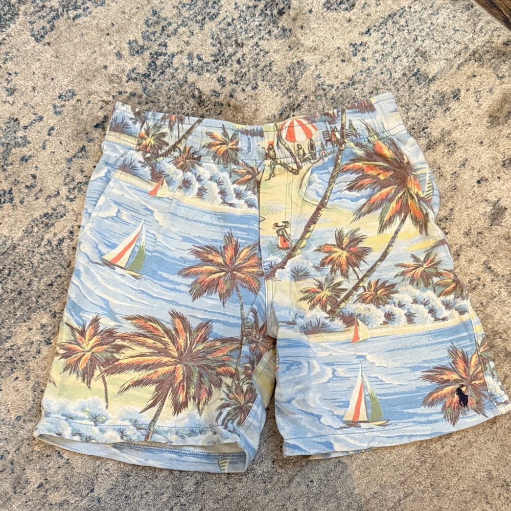 Polo by Ralph Lauren Tropical Print Kids Shorts - Multicolor